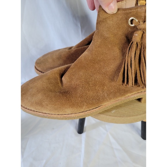 kate spade Shoes - Kate Spade Bellamy Suede Tasseled Booties‎ Chestnut Womens Size 10M